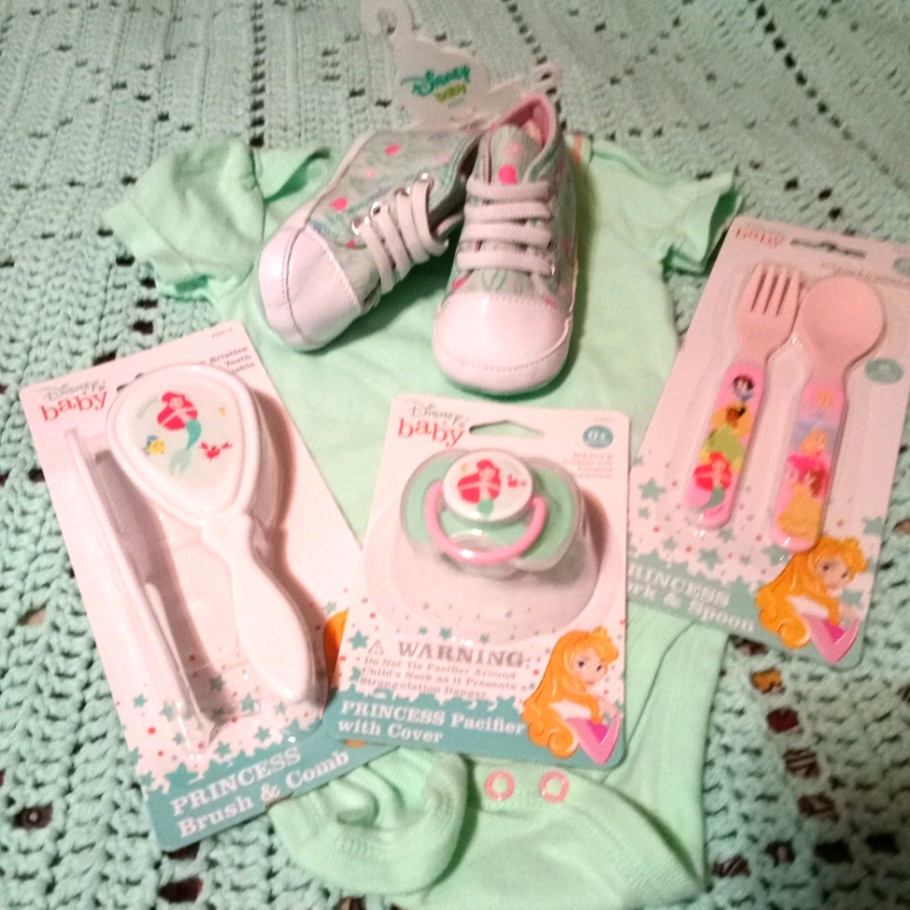 Disney princess Ariel little mermaid baby set